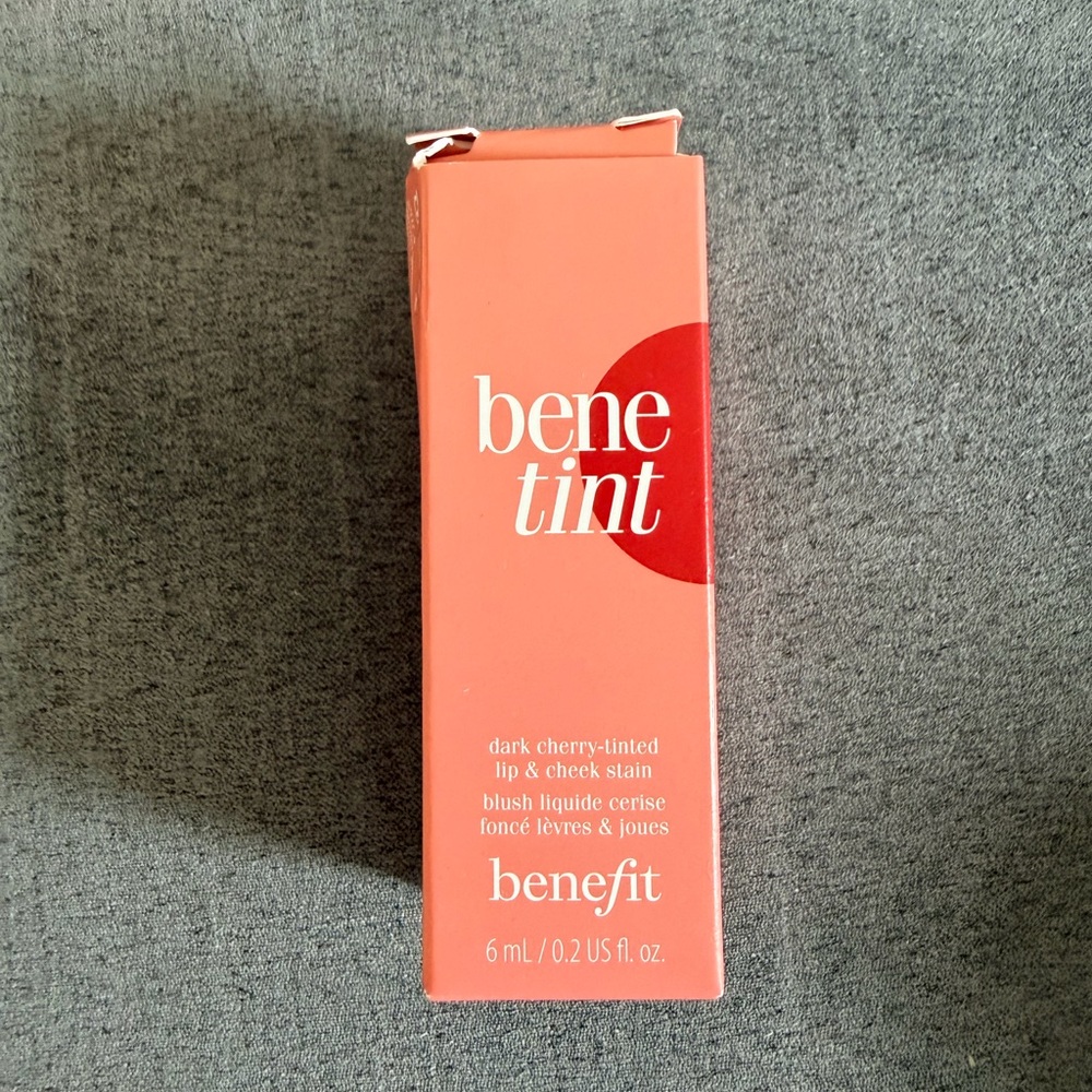 Benefit Benetint Lip & Cheek Stain - Pink Coral with Red Accent
